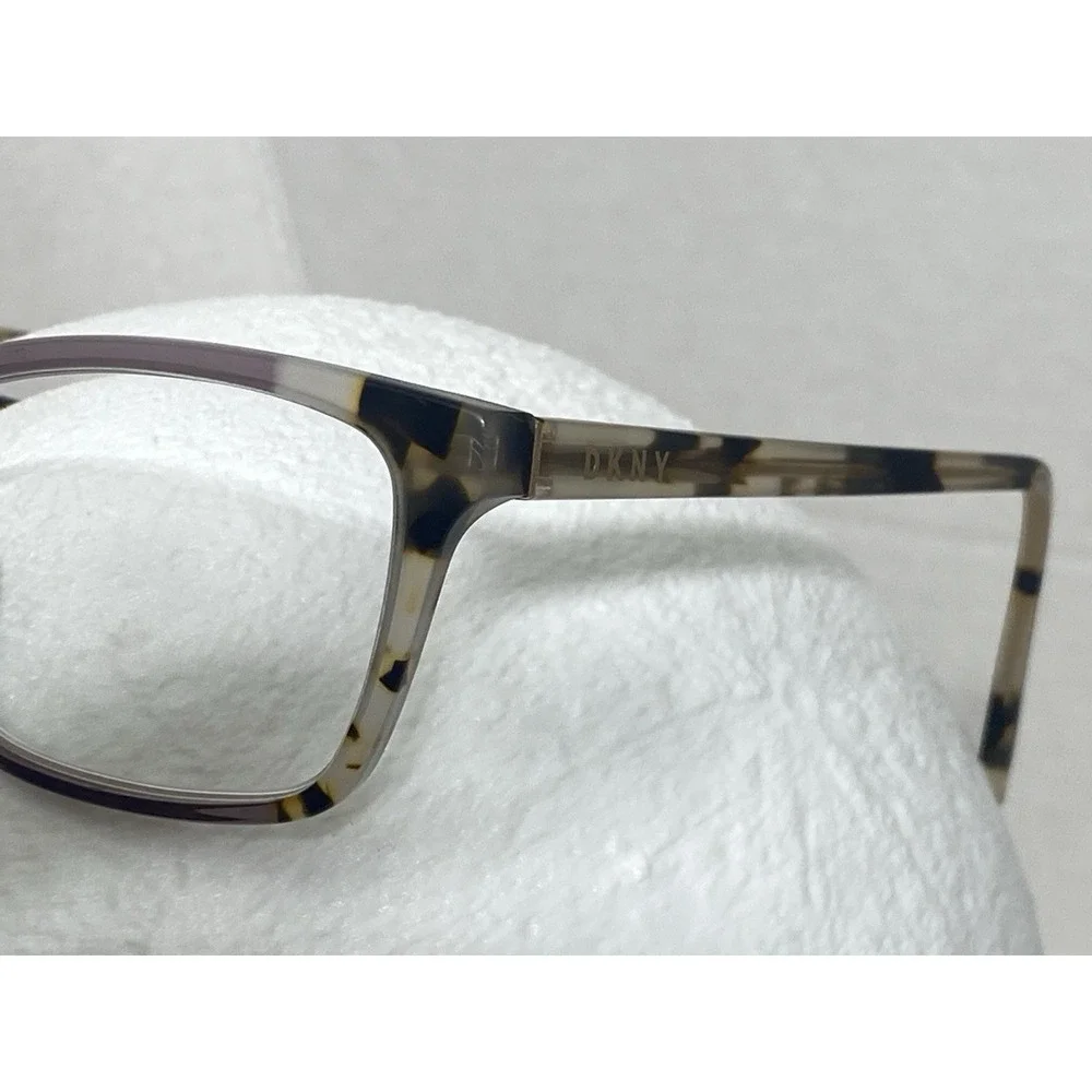 DKNY Eyeglass Frames Womens Purple Tortoise Cat Eye DK5034 101 53-17-140